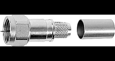 Telegärtner J01600A0010 J01600A0010 F-connector Stekker, recht 75 Ω 1 stuk(s)