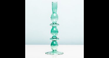 PresentTime Glass Art Bubbles Kandelaar - Groot/groen