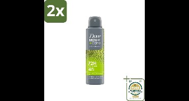 Dove Men+Care Deodorant Spray - Sport Fresh - 150 ml - Voordeelverpakking - 2 stuks - Mannen - Sport