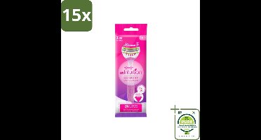 15 x Wilkinson - Wegwerpscheermesjes - Xtreme 3 Beauty - Comfortabel - 1 scheermesje - Grootverpakking - Wegwerpscheermes - Scheermesje - Scheermes Dames - Scheermes Xtreme - Scheermesje Comfort