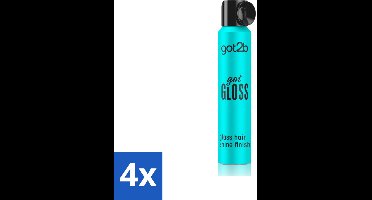 Got2B - Haarspray - Got Gloss - 200 ml - Voordeelverpakking - 4 stuks