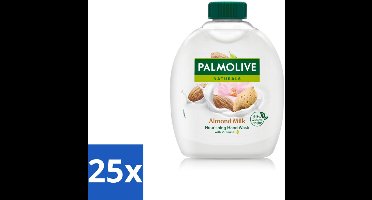 Palmolive - Amandelmelk - Handzeep Navulling - Zacht & Hydraterend - 300 ml - Bulkverpakking - 25 stuks