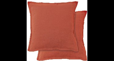 Matt & Rose Set Kussenslopen Sienne - (2x) 65 x 65 cm - 100% Linnen
