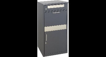 Brievenbus – Wandbrievenbus – Pakketbrievenbus – Pakketbox – Vrijstaande Brievenbus – Veilig Met Slot – Gepoedercoat Staal 50x112x37 cm