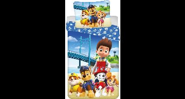 PAW Patrol Dekbedovertrek Brug - Eenpersoons - 140 x 200 cm - Katoen