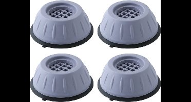 4-delige set voetbeschermers voor wasmachines, schokabsorberende voetbeschermers, schokdempers
