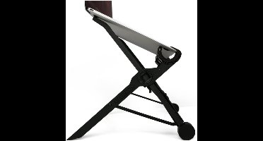 Famanu - Opvouwbare laptopstandaard verstelbaar bureauhouder geschikt voor laptops tot 17 inch