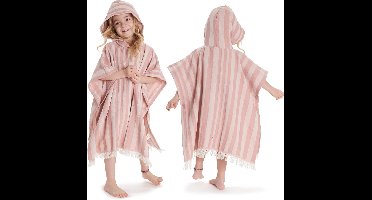 Kinderbadstof Poncho met Capuchon Sneldrogend voor Strand of Zwemmen