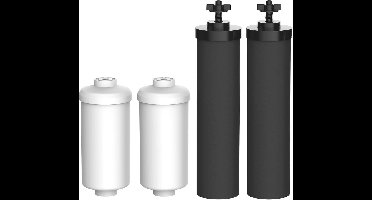 Premium Waterfilter voor Berkeyy en Fluoridefilter PF.2 - 4 Stuks