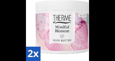Therme - Mindful Blossom - Bodybutter - Hydraterend - Verzorgend - 225gr - Voordeelverpakking - 2 stuks