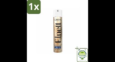 1 x L'Oréal Elnett Satin Haarlak Sterke Fixatie 300 ml - Haarspray - L'Oréal Paris - Elnett Satin - Sterke Fixatie - Satijnzacht
