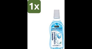 1 x Sence - Fresh Coolmint - Mondwater - Verfrissend - 500 ml - Mondwater - Frisse Adem - Koele Mint - Fluoride - Gaatjes Voorkomen
