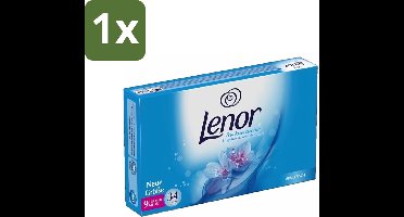 1 x Lenor - Droogtrommeldoekjes - Aprilfris - Textielverfrisser - 34 Doekjes - Droogtrommeldoekjes - Wasdoekjes - Textielverfrisser - Frisheid - Statische Elektriciteit