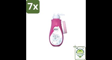7 x Veet Ontharingscrème Pure Gevoelige Huid 400 ml - Grootverpakking - Ontharingscrème - Ontharing - Gevoelige Huid - Ammoniakvrij - Veet Pure