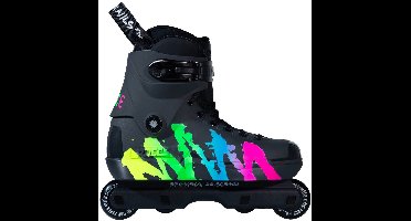 Roces - M12 Lo Plus Jansons Peace Stunt Skates - Volwassenen - Zwart - 41