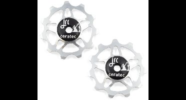 JRC - Keramische Derailleur wielset Shimano 105 / Ultegra / Dura Ace 12 Speed 11T Zilver