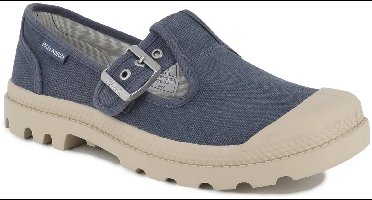 Palladium Dames Pampa Mary-Jane Washed Sneaker 94475 481 Vintage Indigo