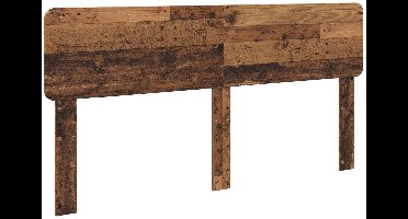 vidaXL - Hoofdbord - Oud - Hout - Bewerkt - hout
