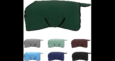 vidaXL - Paardendeken - Volledig - Donkergroen - Polyester