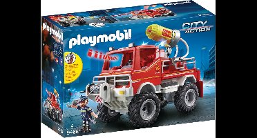 PLAYMOBIL City Action Brandweer terreinwagen met waterkanon - 9466