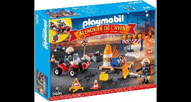 PLAYMOBIL  Adventskalender "Interventie op de bouwwerf" - 9486