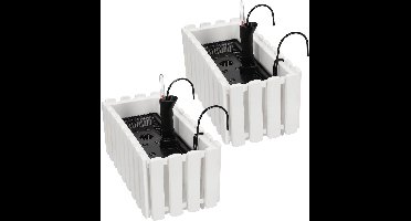 Merknama - Balkondoorzen - Wit - 40cm - Duurzaam PVC