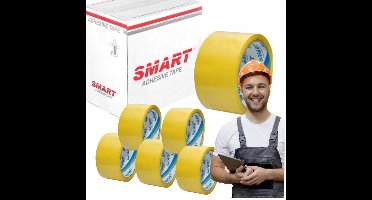 Gele Pakkingstape 48mm x 50m - 36 Rollen - Sterke Acryllijm