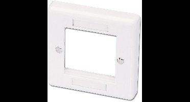 Lindy Wanddose 86x86mm UK für 2 Snap-In-Module und AV-Extend
