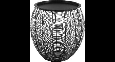 Tabby| Salontafel 46 Aluminium Zwart