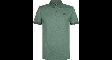 Petrol Industries - Heren Piqué polo Buggy - Groen - Maat S
