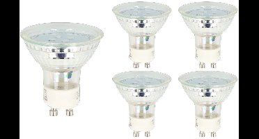 LED line LED Spot GU10 - 1W (vervangt 6W) - 80lm - Ø50mm - 230V - Energiezuinig - 5 stuks