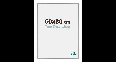 Your Decoration - Puzzellijst 60x80 cm - Platina - Puzzellijst 1500-2000 stukjes - Aluminium Fotolijst - Kent