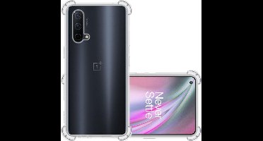 Hoesje - Geschikt voor OnePlus Nord CE - Sterk & Shockproof - Siliconen Case - Back Cover - Telefoon Hoes Shock Proof - Transparant