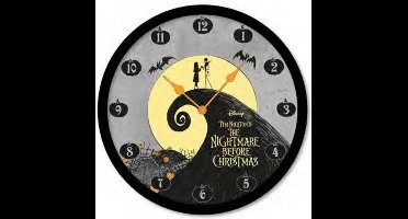 Pyramid International Nightmare Before Christmas Wall Clock Jack & Sally Clocks & Watches