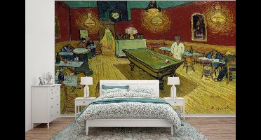 Behang - Fotobehang Het nachtcafé - Vincent van Gogh - Breedte 275 cm x hoogte 220 cm