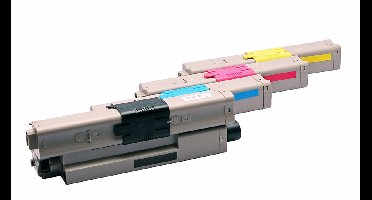 Set 4x ABC huismerk toner geschikt voor Oki C510 C510DN C511 C511DN C530 C530DN C531 C531DN MC561 MC561DN MC562 MC562DN MC562DNW