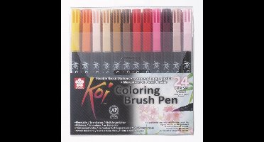 Sakura Koi Coloring Brush Pen set | 24 kleuren