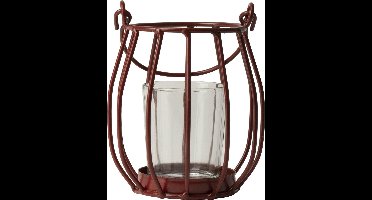 Gusta Lantaarn 8x11cm Rood