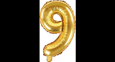 Cijfer 9 (35 cm) - Goud
