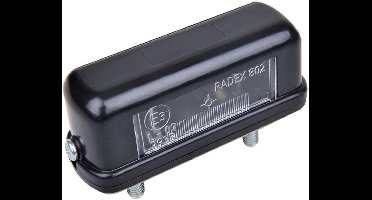 ProPlus Kentekenverlichting - Kunststof - 85 x 35 mm - E3 gekeurd - 12V