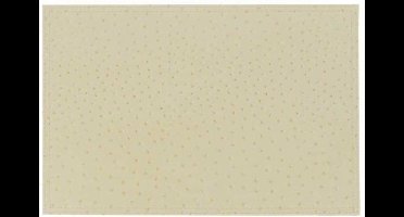 Unique Living | Placemat Triby | Rechthoekig | Polyester | Beige | 30x45cm