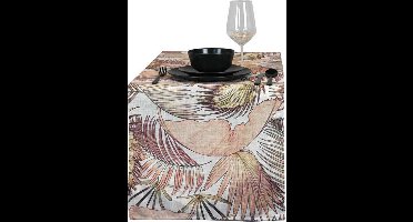 Unique Living | Tafelloper Linnen Print 45x150cm dessin 6