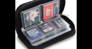 *** Organiseer en bescherm je SD-kaarten met het veelzijdige Heble® tasje - 22 kaarten, 4 grote en 18 kleine slots - van Heble® ***