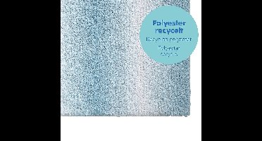 Badmat, 120 x 70 cm, Polyester, Freeze Blue - Kela | Ombre