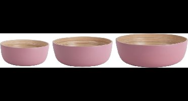 Present Time Schaal Bowl Set Puro Round - Roze - Ø30cm - Modern