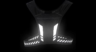*** Reflecterend Hardloopvest met Drinkhouder & Telefoonhouder - Veiligheidsvest - Hardlopen - Verlichting - Zichtbaarheid - Joggen - Wandelen - Fietsen - van Heble®***