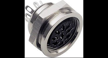 TRU COMPONENTS TC-2504030 DIN-connector Bus, inbouw Aantal polen: 8 Zilver 1 stuk(s)