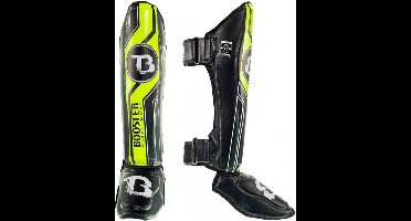 Booster BSG V9 Scheenbeschermers - Zwart/Geel - maat M