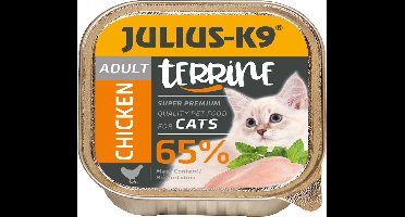 Julius K9 - Kattenvoer - Pate - Natvoer - Adult - Chicken - 10 x 100g