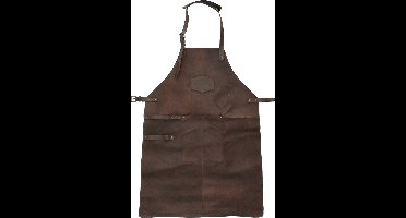 No label barbecue / grill Schort - Donkerbruin.